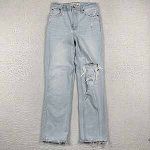 Abercrombie & Fitch Jeans Womens 25/0 Short The 90s Straight Ultra High Rise